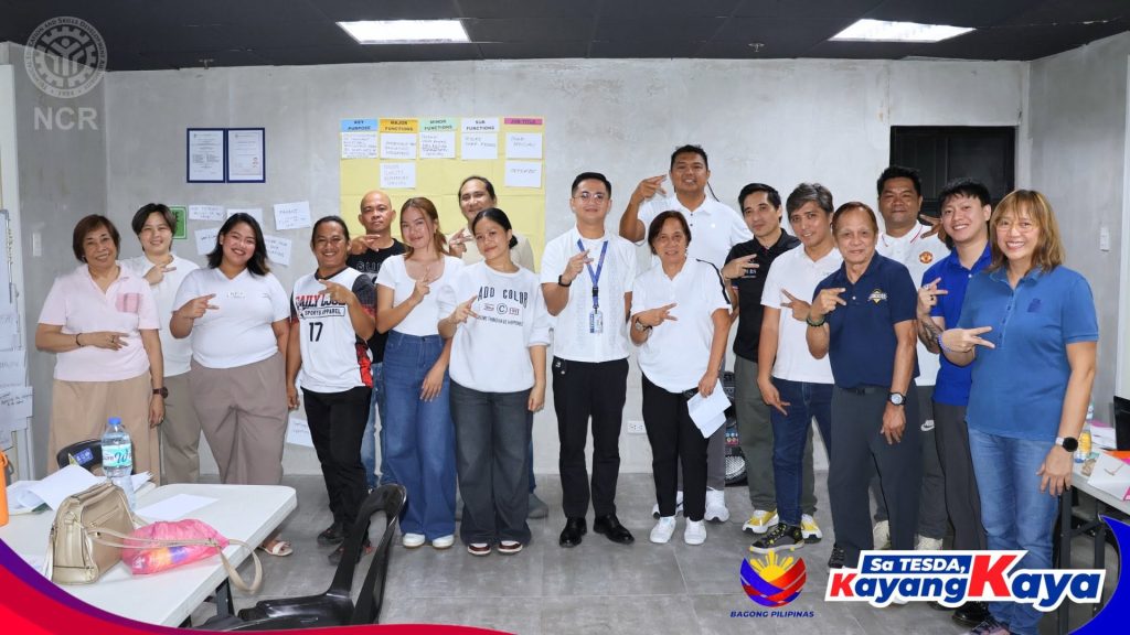 TESDA and NSCOA in CS Development for Basketball Referees with NSCOA Chairman Allan Maronilla and Vice Chairman Sherwin Yanzy Enriquez.
