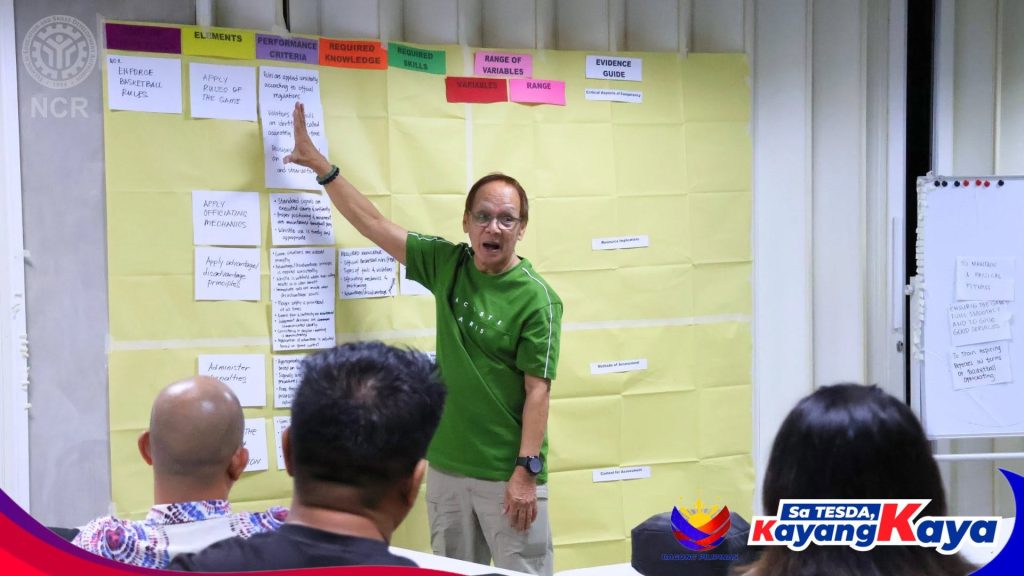 TESDA and NSCOA in CS Development for Basketball Referees