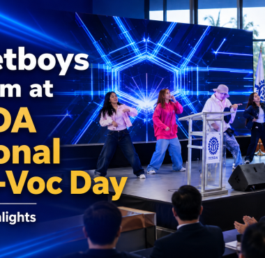 Members of Streetboys Perform at TESDA National Tech-Voc Day